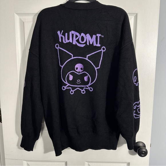 Hello Kitty & Friends x Forever 21 size M knit Kuromi chain cardigan - Picture 14 of 14